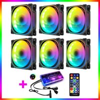 Bộ 2, 3, 4, 5, 6 Quạt Tản Nhiệt, Fan Case Coolmoon U1 Led RGB - Kèm Bộ Hub Sync Main, Đổi Màu Theo Nhạc - Tùy Chọn