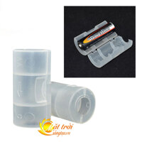 Bộ 2 adapter chuyển đổi pin tiểu AA thành pin trung C