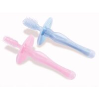 Bộ 2 bàn chải cho bé KuKu KU1083 silicone mềm (từ 6 tháng) - Màu ngẫu nhiên