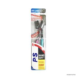 Bộ 2 bàn chải đánh răng than hoạt tính P/S Charcoal