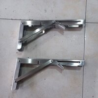 Bộ 2 bản lề gập inox thông minh ,Eke gập tường,Giá đỡ bàn gấp gọn gắn tường