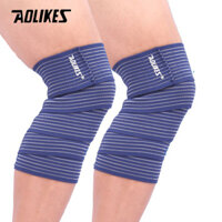 Bộ 2 băng bảo vệ đầu gối AOLIKES A-1516 Sport Knee Protector - Blue