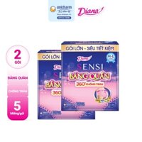 Bộ 2 Băng đêm dạng quần Diana size M-L 5 chiếc/gói