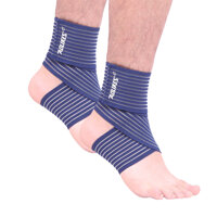 Bộ 2 băng quấn mắt cá chân bảo vệ khớp cổ chân thể thao Sport Ankle Support AOLIKES YE-1520 - Blue