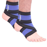 Bộ 2 băng quấn mắt cá chân bảo vệ khớp cổ chân thể thao Sport Ankle Support AOLIKES YE-1520 - Black Blue