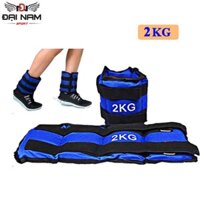 Bộ 2 Băng Tạ Cát Đeo Chân Tay 2kg (1kg Mỗi Bên) Hỗ Trợ Tập Chạy bộ,Hít Xà,Tâp Luyện Thể Thao