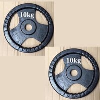 Bộ 2 Bánh Tạ 10Kg Phi 50