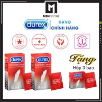 Bộ 2 Bao cao su Durex Fetherlite Ultima (12 bao/hộp, size 49mm) + Tặng 1 hộp Durex Fetherlite Ultima (3 bao/hộp)