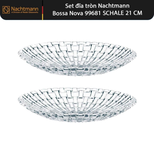 Bộ 2 bát pha lê Nachtmann 99681 Bossa Nova 21cm