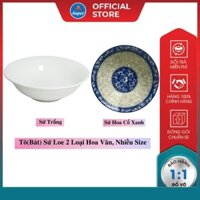 Bộ 2 bát sứ 3  tô sứ loe dày Size 20cm 18cm   15cm  ANPER cao cấp phong cách nhật hàn  tô sứ lớn tô ăn phở tô sứ lớn tô ăn cơm bát lớn bát phở bát sứ