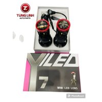 Bộ 2 Bi cầu pha LED H4 - Y7 siêu sáng. Bóng LED bi cầu H4 - 3 chân. Điện áp dùng chung 12/24v hàng chính hãng