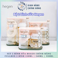 Bộ 2 bình sữa | bình đơn fullbox Hegen PPSU dành cho bé 150ml /240ml /330ml chính hãng❣️