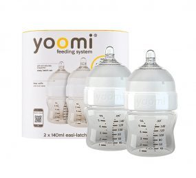 Bộ 2 bình sữa cao cấp PP 140ml Yoomi Y25B.YCCW