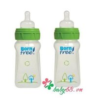 Bộ 2 bình sữa nhựa PP Born Free BF00170 - 260ml