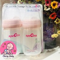 Bộ 2 bình trữ sữa cổ rộng Spectra 160ml