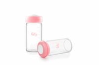 BỘ 2 BÌNH TRỮ SỮA THỦY TINH AN TOÀN CHO BÉ STORE 3 (màu hồng)