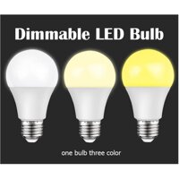 Bộ 2 bóng đèn Led bulb 12w với 3 màu thay đổi, siêu sáng,