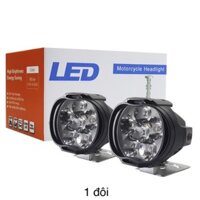 BỘ 2 BÓNG ĐÈN TRỢ SÁNG 6 LED CHO XE MÁY , XE ĐẠP ĐIỆN