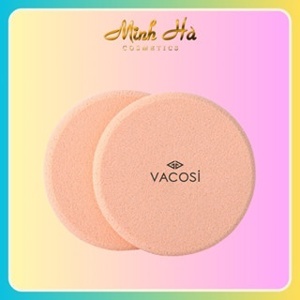 Bộ 2 bông phấn ướt tròn nhỏ Vacosi Collection Pro-makeup BP03