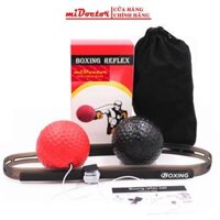 Bộ 2 Bóng Tập Phản Xạ Đấm Bốc Boxing Treo Đầu Loại Nhẹ  Chính Hãng miDoctor