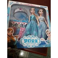 bộ 2 bup bê elsa an na  vương niệm