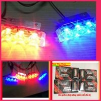BỘ 2 CÁI ĐÈN CHỚP KIỂU CẢNH SÁT SÁNG MÀU CỰC CHẤT LẮP XE MÁY XE HƠI Ô TÔ TÀU THUYỀN MẪU MỚI HÀNG CAO CẤP