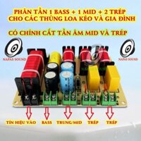 BỘ 2 CÁI MẠCH PHÂN TẦN 4 ĐƯỜNG TIẾNG 1 BASS 1 MID 2 TRÉP CHO LOA KẸO KÉO VÀ LOA GIA ĐÌNH - PHÂN TẦN 4 LOA - PHÂN TẦN LOA