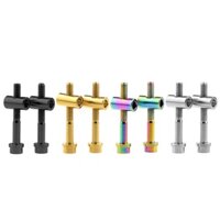 Bộ 2 cái ốc vít Wayifa bằng titan gắn yên xe đạp M5x30 M5x40 có vòng đệm