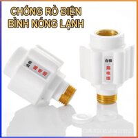 Bộ 2 cái Van chống giật bình nóng lạnh. Thiết bị chống rò rỉ điện an toàn cho máy nóng lạnh loại tốt zen đồng