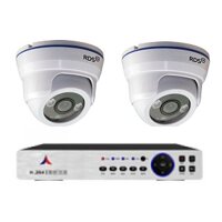 Bộ 2 camera Dome hồng ngoại 700TVL RDS