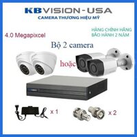 Bộ 2 camera KBVISION 4.0Megapixcel