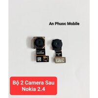 Bộ 2 camera sau Điện thoại Nokia 2.4 - TA 1270 hàng Zin tháo máy