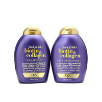 Bộ 2 Chai Dầu gội đầu và dầu xả OGX - Dung Tích 385ml - Biotin