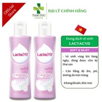 Bộ 2 chai DDVS Phụ nữ Lactacyd Soft & Silky 250ml/chai