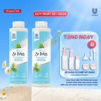 Bộ 2 chai Sữa tắm dưỡng da St.Ives Muối biển 650ml