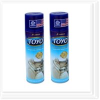 Bộ 2 chai xịt làm bóng đồ da và gỗ TOYO 2 x 500ml