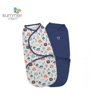 Bộ 2 chăn cuốn dệt chất cotton Summer infant