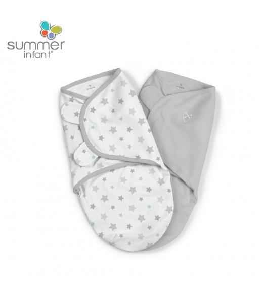 Bộ 2 chăn cuốn dệt chất cotton Summer infant