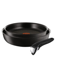 Bộ 2 Chảo Cán Rời Tefal L6509205 – Size 24cm + 28cm