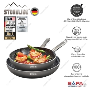 Bộ 2 chảo chống dính Stoneline 13803