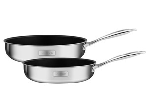 Bộ 2 chảo Inox 2 lớp đáy liền Elmich Trimax classic 2701OL size 20, 26cm