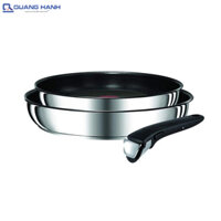 Bộ 2 chảo quai rời Inox Tefal L94090 Ingenio 22 và 26cm