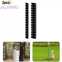 Bộ 2 chiếc bảo vệ cây đen để bảo vệ vỏ cây chống dịch hại và thời tiết