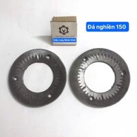 [Bộ 2 chiếc] Đá gang máy xay bột khô 150mm| Bộ đá máy nghiền bột khô 2.2Kw và 1.5Kw| đĩa gang