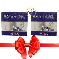 BỘ 2 chiếc Lọc nhớt Kia Carens, Sorento - MÃ 2630035503, 2630035504