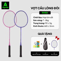 Bộ 2 chiếc vợt cầu lông Agnite FH101 chính hãng TẶNG kèm hộp cầu, bao đựng, siêu nhẹ, khung carbon cao cấp