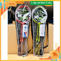 Bộ 2 chiếc vợt cầu lông Kesika K-2236 tặng kèm ống cầu 3 quả phù hợp với mọi lứa tuổi, Lực căng tốt, Tay cầm chắc chắn