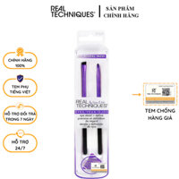 Bộ 2 Cọ Kẻ Đuôi Mắt Kèm Khuôn Eyeliner Real Techniques Eye Detail + Define