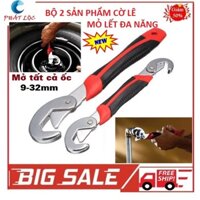 Bộ 2 Cờ Lê Đa Năng Nhật Bản SNAP'N GRIP Thông Minh, Cà Lê Vạn Năng Cao Cấp Có Thể Điều Chỉnh, Cà Lê Mỏ Lết