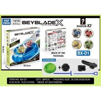 Bộ 2 Con Quay BEYBLADE X vòng xoay thần tốc siêu mạnh Có Tay Cầm và Sàn Đấu Lớn BX D1 ĐỒ CHƠI CHO BÉ TRAI- có sẵn
